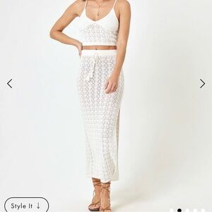 L*Space sweet talk skirt (XS) and top(S) sold as a set